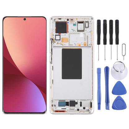 For Xiaomi 12 Pro / 12S Pro AMOLED Original LCD Screen Digitizer Full Assembly with Frame (Gold) - LCD Screen by buy2fix | Online Shopping UK | buy2fix