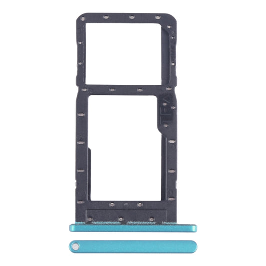 For Alcatel 1SE 2020 5030 SIM Card Tray + Micro SD Card Tray (Green) - Card Tray by buy2fix | Online Shopping UK | buy2fix