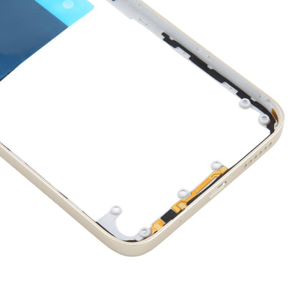 For Xiaomi Redmi 13 5G Original Middle Frame Bezel Plate (Gold) - Frame Bezel Plate by buy2fix | Online Shopping UK | buy2fix