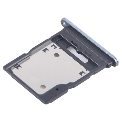 For Xiaomi Redmi 13 4G Original SIM Card Tray + SIM / Micro SD Card Tray (Blue) - Card Tray by buy2fix | Online Shopping UK | buy2fix