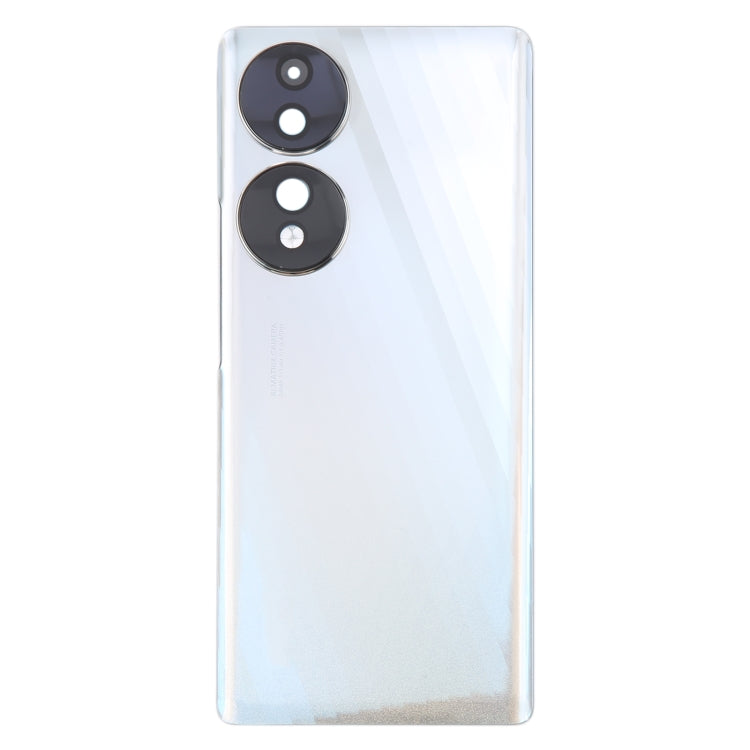 For Honor 70 Battery Back Cover with Camera Lens(White) - Back Cover by buy2fix | Online Shopping UK | buy2fix