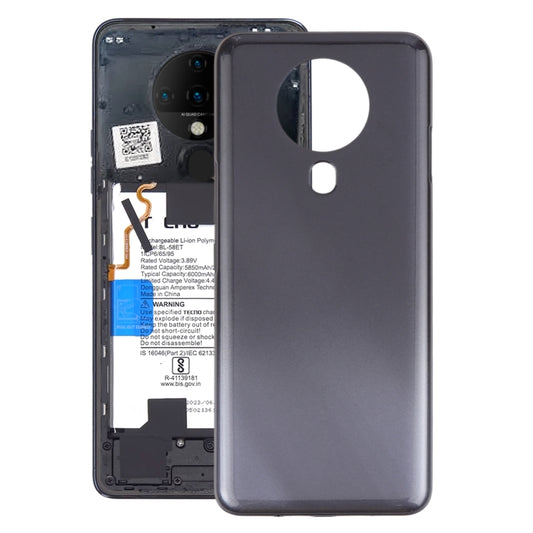 For Tecno Spark 6 Original Battery Back Cover(Black) - Back Cover by buy2fix | Online Shopping UK | buy2fix