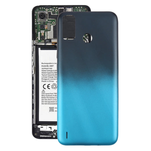 For Tecno Spark 6 Go Original Battery Back Cover(Green) - Back Cover by buy2fix | Online Shopping UK | buy2fix