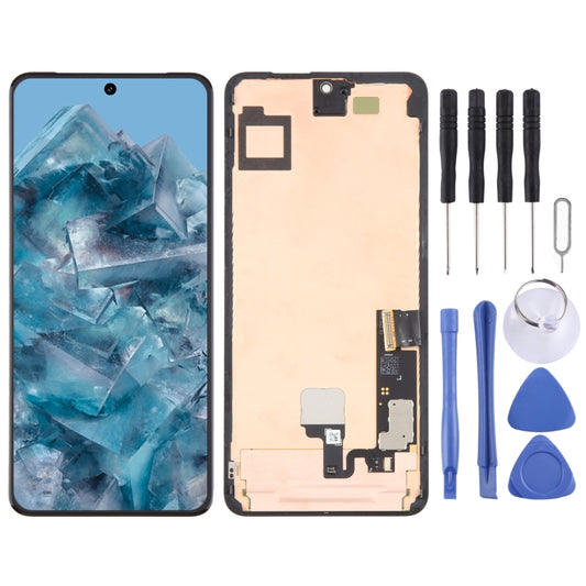 For Google Pixel 8 Pro GC3VE G1MNW Original AMOLED LCD Screen Digitizer Full Assembly with Frame/Fingerprint Sensor Flex Cable - LCD Screen by buy2fix | Online Shopping UK | buy2fix