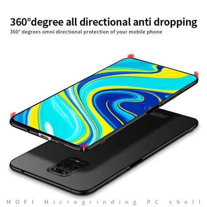 For Xiaomi RedMi Note9S/Note9Pro  MOFI Frosted PC Ultra-thin Hard C(Black) - Xiaomi Cases by MOFI | Online Shopping UK | buy2fix