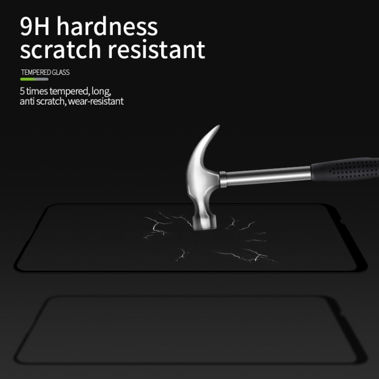 For Huawei Y7P MOFI 9H 2.5D Full Screen Tempered Glass Film(Black) - Huawei Tempered Glass by MOFI | Online Shopping UK | buy2fix