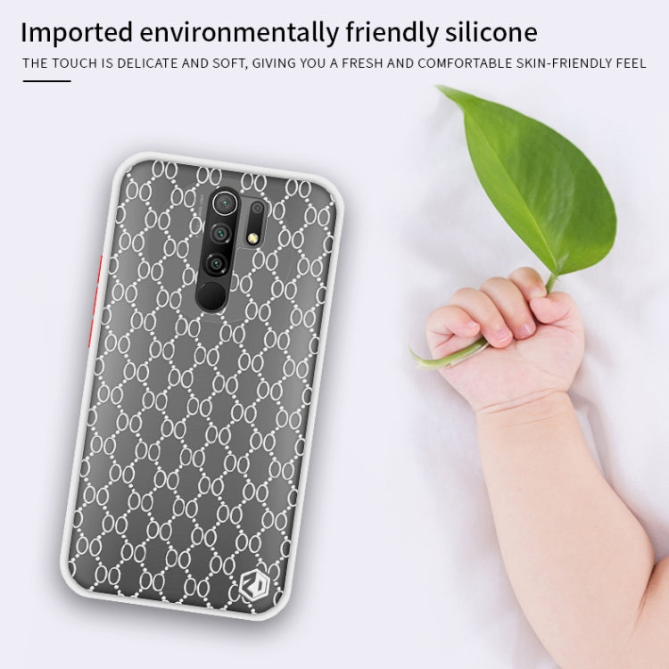 For Xiaomi Redmi 9 PINWUYO Series 2nd Generation PC + TPU Anti-drop All-inclusive Protective Shell Matte Back Cover(Black) - Xiaomi Cases by PINWUYO | Online Shopping UK | buy2fix