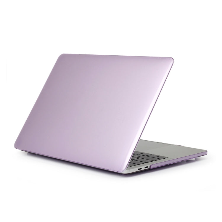 ENKAY Hat-Prince 3 in 1 For MacBook Pro 13 inch A2289 / A2251 (2020) Crystal Hard Shell Protective Case + US Version Ultra-thin TPU Keyboard Protector Cover + Anti-dust Plugs Set(Purple) - MacBook Pro Cases by ENKAY | Online Shopping UK | buy2fix