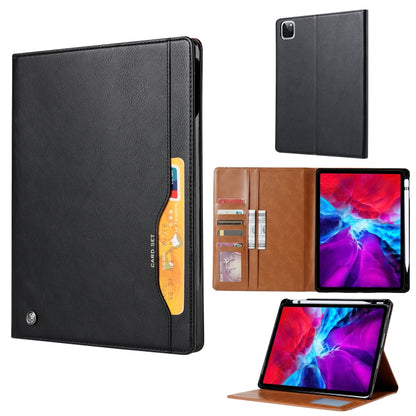 For iPad Air 11 2024 / Air 2022/2020 10.9 Knead Skin Texture Leather Tablet Case(Black) - iPad Air (2022) / (2020) 10.9 Cases by buy2fix | Online Shopping UK | buy2fix