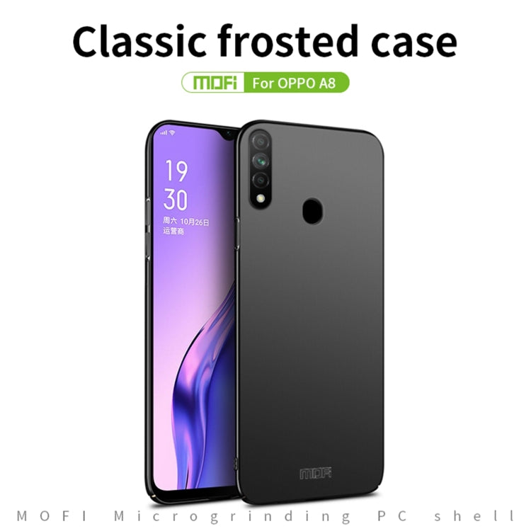 For OPPO A8 MOFI Frosted PC Ultra-thin Hard Case(Blue) - OPPO Cases by MOFI | Online Shopping UK | buy2fix