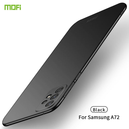 For Samsung Galaxy A72 5G / 4G MOFI Frosted PC Ultra-thin Hard Case(Black) - Galaxy Phone Cases by MOFI | Online Shopping UK | buy2fix