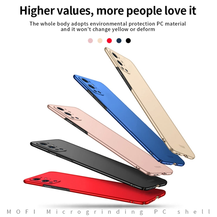 For OnePlus 9 Pro MOFI Frosted PC Ultra-thin Hard Case(Blue) - OnePlus Cases by MOFI | Online Shopping UK | buy2fix