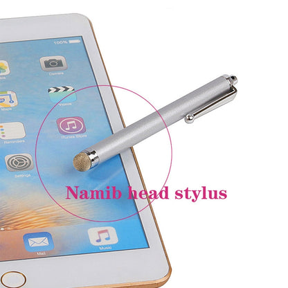AT-19 Silver Fiber Pen Tip Stylus Capacitive Pen Mobile Phone Tablet Universal Touch Pen(Rose Red) - Stylus Pen by buy2fix | Online Shopping UK | buy2fix