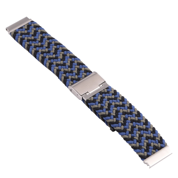 For Samsung Galaxy Watch 4 / Watch 5 20mm Nylon Braided Metal Buckle Watch Band(W Camouflage) - Watch Bands by buy2fix | Online Shopping UK | buy2fix