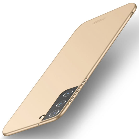 For Samsung Galaxy S22 5G MOFI Frosted PC Ultra-thin Hard Phone Case(Gold) - Galaxy S22 5G Cases by MOFI | Online Shopping UK | buy2fix