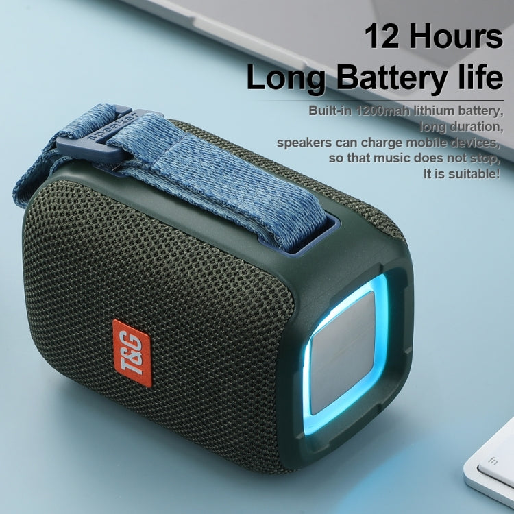 T&G TG339 RGB Light 5W Waterproof Portable Bluetooth Speaker(Black) - Desktop Speaker by T&G | Online Shopping UK | buy2fix