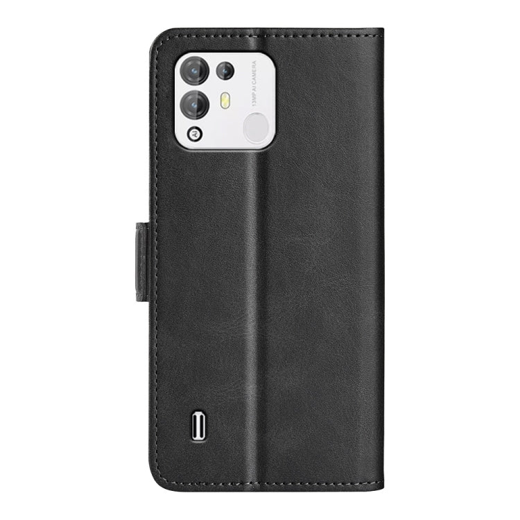 For Blackview A55 Pro Dual-side Magnetic Buckle Leather Phone Case(Black) - More Brand by buy2fix | Online Shopping UK | buy2fix