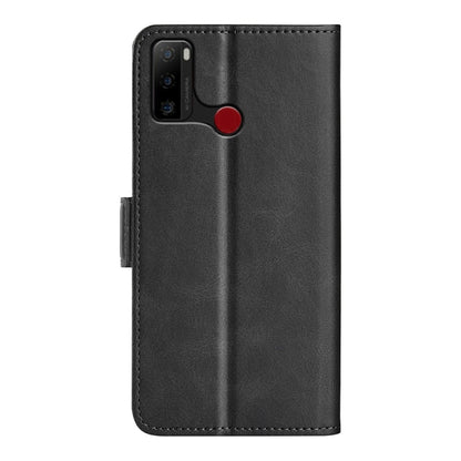 For Ulefone note 10 Dual-side Magnetic Buckle Leather Phone Case(Black) - Ulefone Cases by buy2fix | Online Shopping UK | buy2fix