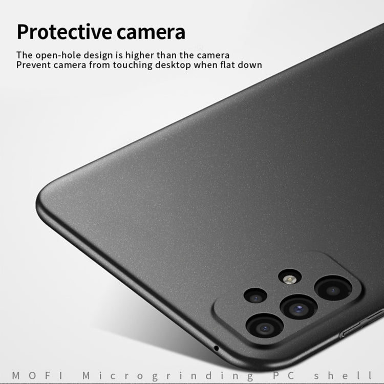 For Samsung Galaxy A73 5G MOFI Fandun Series Frosted PC Ultra-thin All-inclusive Phone Case(Gray) - Galaxy Phone Cases by MOFI | Online Shopping UK | buy2fix