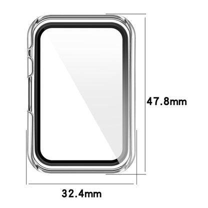 For OPPO Watch Free PC+ Toughened Film Fully Enclosed Protective Watch Case(Green) -  by buy2fix | Online Shopping UK | buy2fix