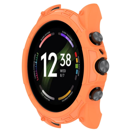 For Fossil Gen6 42mm Shockproof TPU Protective Watch Case(Orange) - Watch Case by buy2fix | Online Shopping UK | buy2fix