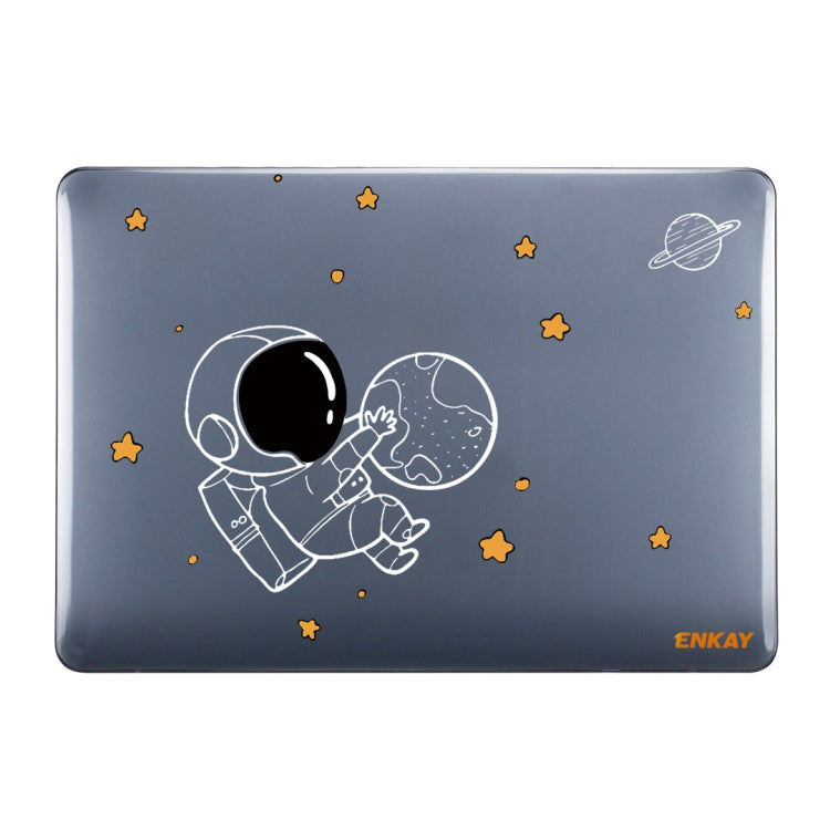 For MacBook Pro 14.2 A2442/A2779 2023 ENKAY Hat-Prince 3 in 1 Spaceman Pattern Laotop Protective Crystal Case with TPU Keyboard Film / Anti-dust Plugs, Version:US(Spaceman No.5) - MacBook Pro Cases by ENKAY | Online Shopping UK | buy2fix