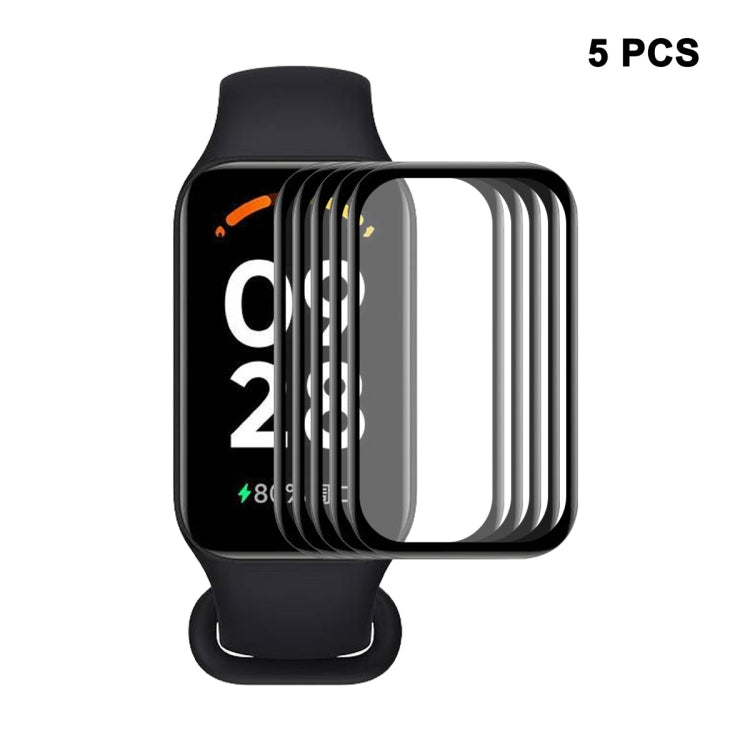 5 PCS For Redmi Smart Band 2 ENKAY Hat-Prince 3D Full Coverage Soft PC Edge + PMMA HD Screen Protector Film - Screen Protector by ENKAY | Online Shopping UK | buy2fix