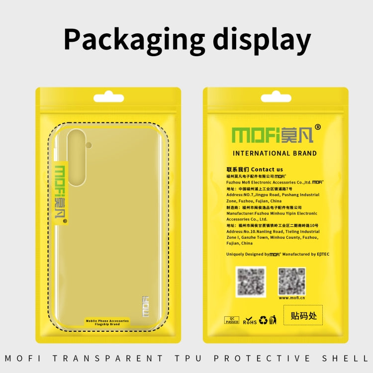 For Realme V30 / V30T MOFI Ming Series Ultra-thin TPU Phone Case(Transparent) - Realme Cases by MOFI | Online Shopping UK | buy2fix