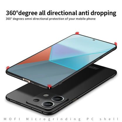 For Redmi Note 13 Pro 5G MOFI Micro-Frosted PC Ultra-thin Hard Phone Case(Black) - Note 13 Pro Cases by MOFI | Online Shopping UK | buy2fix