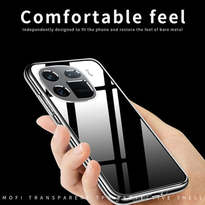For vivo iQOO 12 MOFI Ming Series Ultra-thin TPU Phone Case(Transparent) - iQOO 12 Cases by MOFI | Online Shopping UK | buy2fix