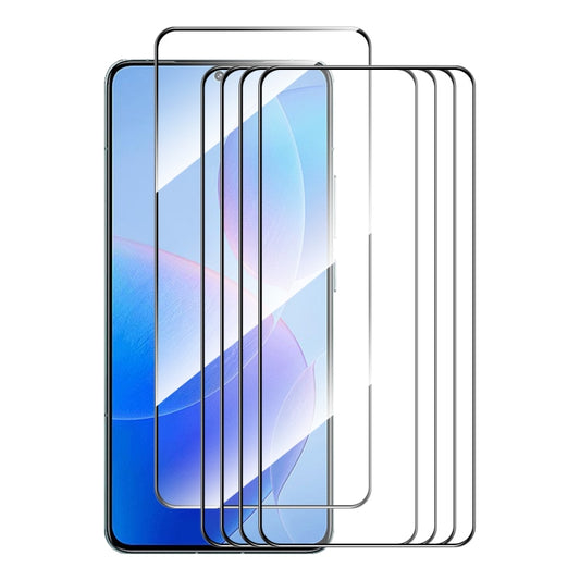 For Redmi K70 / K70 Pro / K70E 5pcs ENKAY Hat-Prince Full Glue High Aluminum-silicon Tempered Glass Film - K70 Tempered Glass by ENKAY | Online Shopping UK | buy2fix