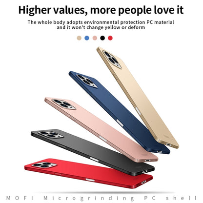 For iPhone 16 Pro MOFI Frosted PC Ultra-thin Hard Phone Case(Rose Gold) - iPhone 16 Pro Cases by MOFI | Online Shopping UK | buy2fix