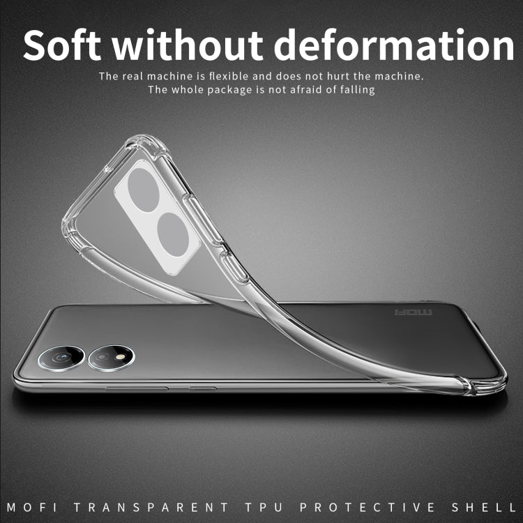 For Honor X7b MOFI Ming Series Ultra-thin TPU Phone Case(Transparent) - Honor Cases by MOFI | Online Shopping UK | buy2fix