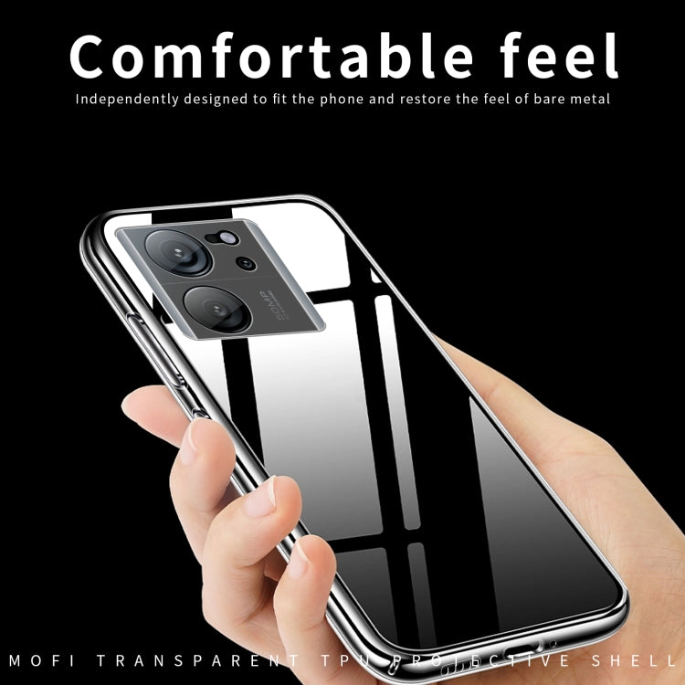 For Xiaomi 13T/13T Pro /Redmi K60 Ultra MOFI Ming Series Ultra-thin TPU Phone Case(Transparent) - Xiaomi Cases by MOFI | Online Shopping UK | buy2fix