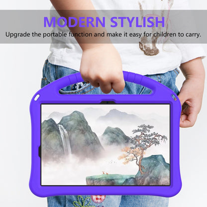 For Samsung Galaxy Tab S8 EVA Shockproof Tablet Case with Holder(Purple) - Galaxy Tab S8 Cases by buy2fix | Online Shopping UK | buy2fix