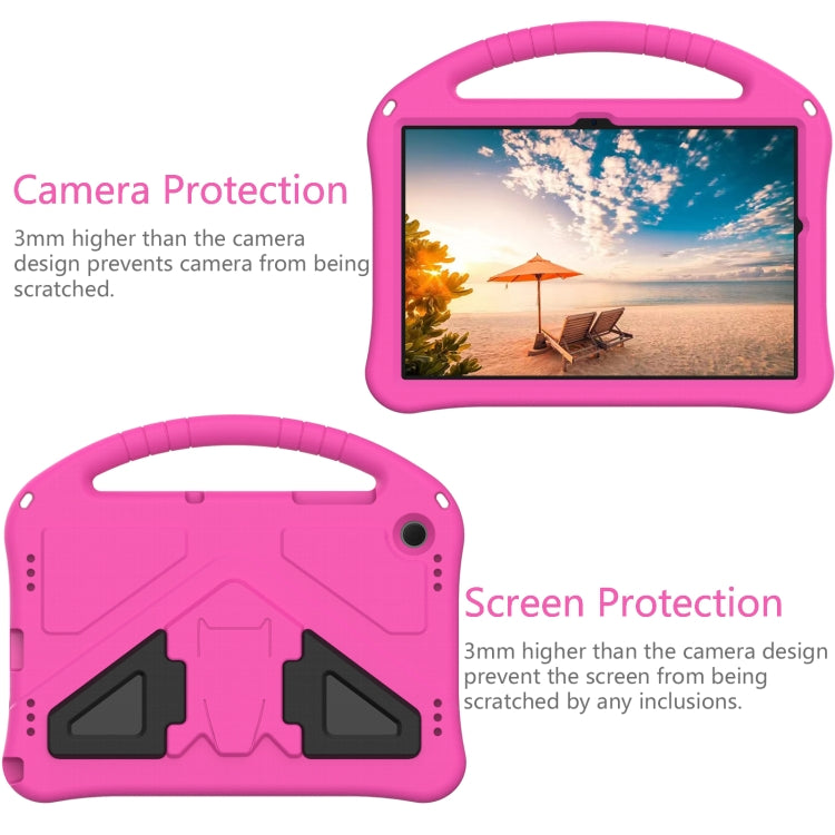 For Samsung Galaxy Tab A9+ EVA Shockproof Tablet Case with Holder(Rose Red) - Galaxy Tab A9+ by buy2fix | Online Shopping UK | buy2fix