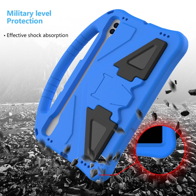 For Samsung Galaxy Tab S10 EVA Shockproof Tablet Case with Holder(Blue) - Tab S10 Cases by buy2fix | Online Shopping UK | buy2fix