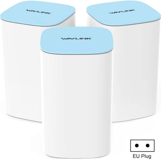 WAVLINK WN551K3 3pcs AC3000 WiFi Wireless Repeater Built-in Antenna Tri-Band Mesh Wireless Router, Plug:EU Plug - Wireless Routers by WAVLINK | Online Shopping UK | buy2fix