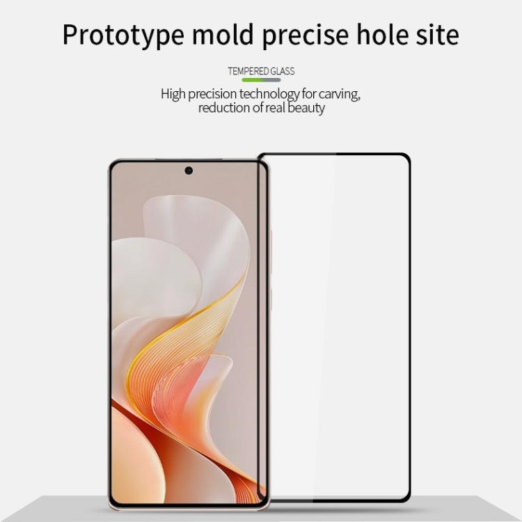 For vivo S19 PINWUYO 9H 2.5D Full Screen Tempered Glass Film(Black) - vivo Tempered Glass by PINWUYO | Online Shopping UK | buy2fix