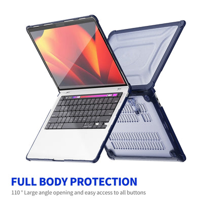 For MacBook Pro 13.3 A2251/A2289/A2338 ENKAY Hat-Prince 3 in 1 Protective Bracket Case Cover Hard Shell with TPU Keyboard Film / PET Screen Protector, Version:EU(Pink) - MacBook Pro Cases by ENKAY | Online Shopping UK | buy2fix