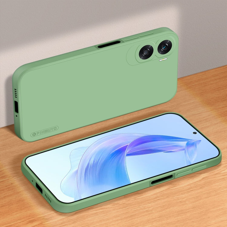 For Honor X50i / 90 Lite PINWUYO Sense Series Liquid Silicone TPU Phone Case(Green) - Honor Cases by PINWUYO | Online Shopping UK | buy2fix
