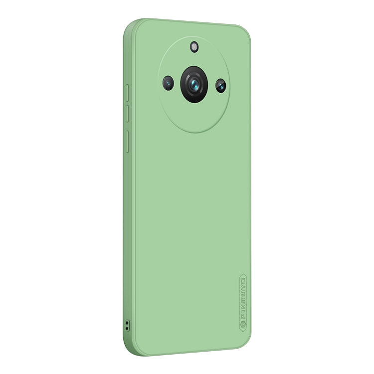 For Realme 11 4G PINWUYO Sense Series Liquid Silicone TPU Phone Case(Green) - Realme Cases by PINWUYO | Online Shopping UK | buy2fix