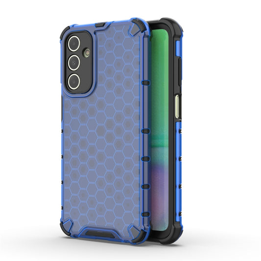 For Samsung Galaxy A15 Shockproof Honeycomb Phone Case(Blue) - Galaxy Phone Cases by buy2fix | Online Shopping UK | buy2fix