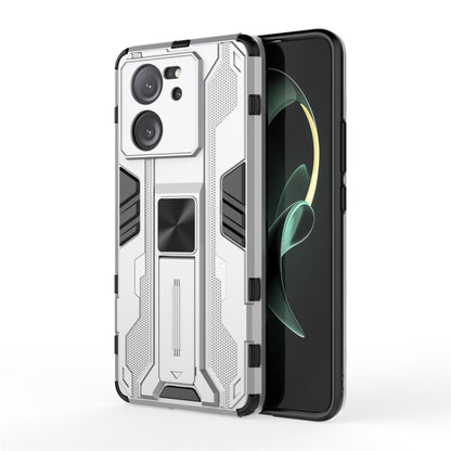 For Xiaomi 13T Pro Supersonic Armor PC Hybrid TPU Phone Case(Silver) - Xiaomi Cases by buy2fix | Online Shopping UK | buy2fix