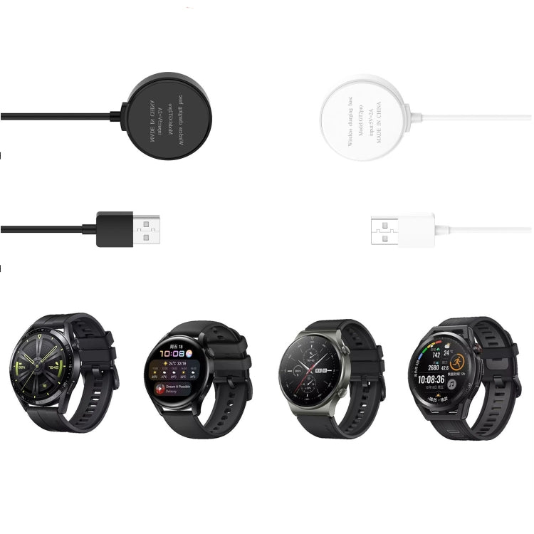 For Honor Watch 4 Pro Smart Watch Magnetic Suction Integrated Charging Cable, Length: 1m(Black) - Charger by buy2fix | Online Shopping UK | buy2fix