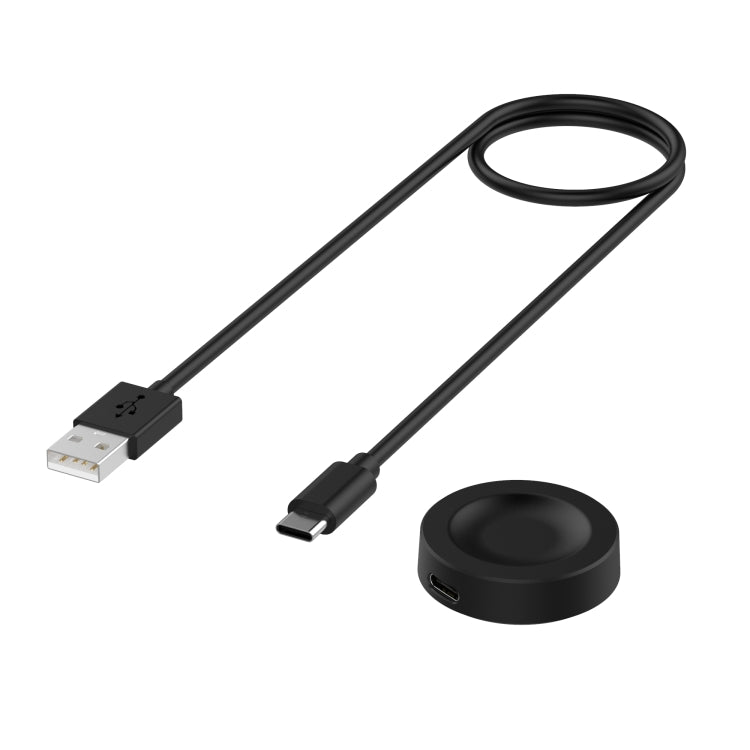 For Honor Watch 4 Pro Smart Watch Magnetic Suction Split Charging Cable, Length: 1m(Black) - Charger by buy2fix | Online Shopping UK | buy2fix