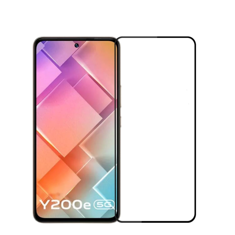 For vivo Y200e MOFI 9H 2.5D Full Screen Tempered Glass Film(Black) - vivo Tempered Glass by MOFI | Online Shopping UK | buy2fix