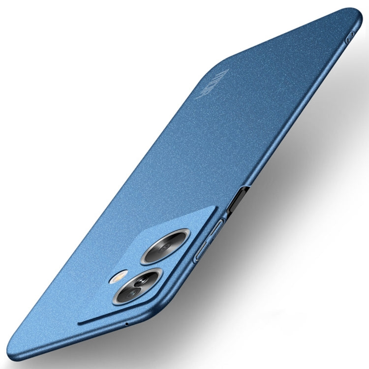 For OPPO A2 / A79 5G MOFI Fandun Series Frosted PC Ultra-thin All-inclusive Phone Case(Blue) - OPPO Cases by MOFI | Online Shopping UK | buy2fix