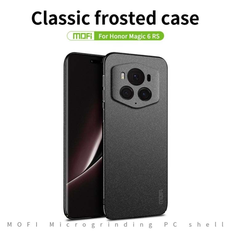 For Honor Magic6 RSR MOFI Fandun Series Frosted PC Ultra-thin All-inclusive Phone Case(Green) - Honor Cases by MOFI | Online Shopping UK | buy2fix