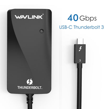 WAVLINK WL-UTA01H Type-C Thunderbolt 3 to Dual HDMI Multi-Screen Extender Splitter Adapter - Converter by WAVLINK | Online Shopping UK | buy2fix